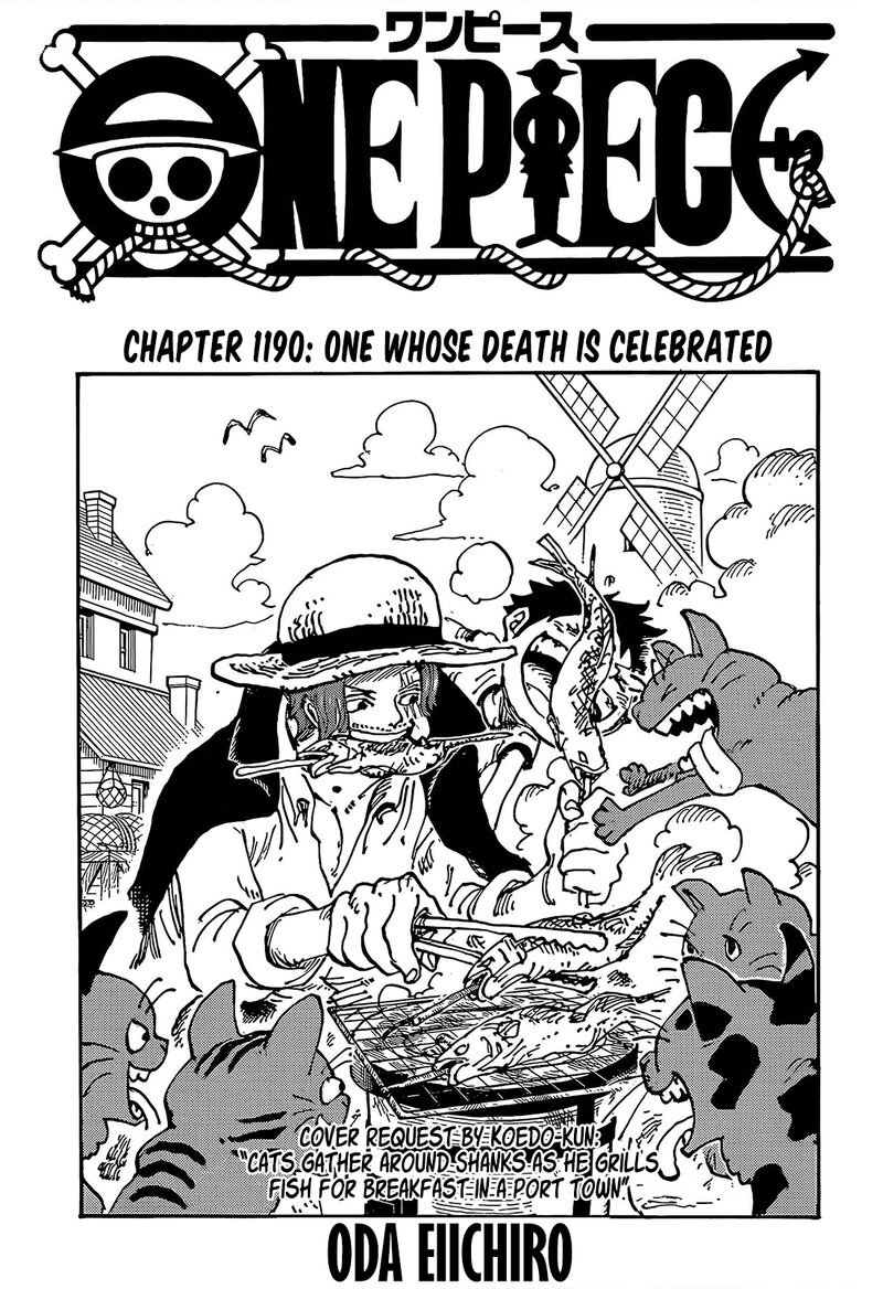 One Piece, Chapter 1190 image 01